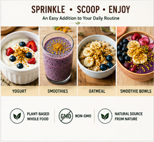 Load image into Gallery viewer, Farmbly California Bee Pollen Granules, Raw Wildflower, Pure &amp; Natural, Single Ingredient Honeybee Pollen, Whole Food Granules for Smoothies, Yogurt &amp; Oatmeal, 8 oz
