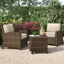 Load image into Gallery viewer, Lawson 3 Piece Rattan Seating Group with Cushions
